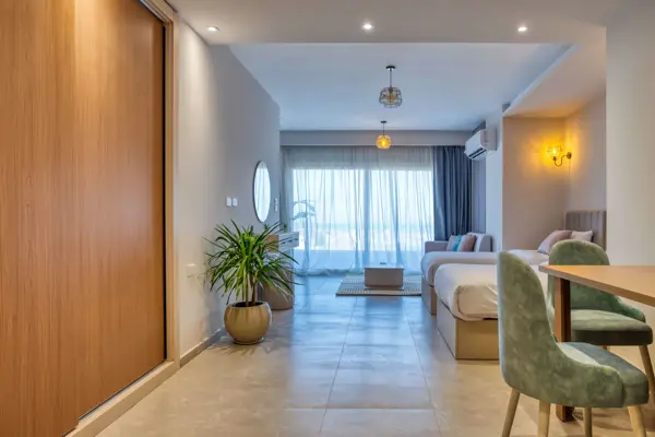 Studio with two beds 