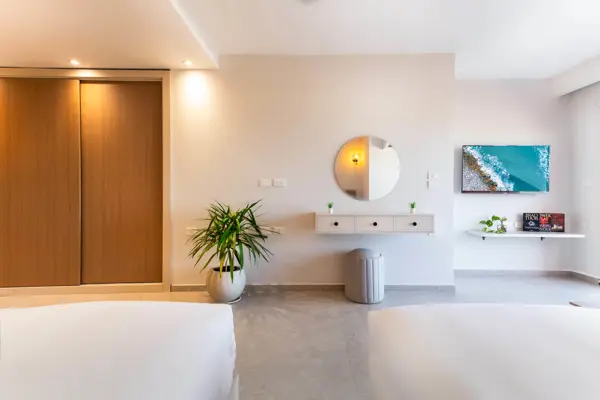 Studio with two beds 